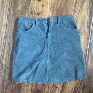 BRANDY CORD SKIRT
